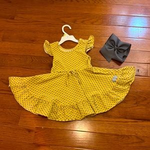 Eleanor Rose fall dress 3-4T